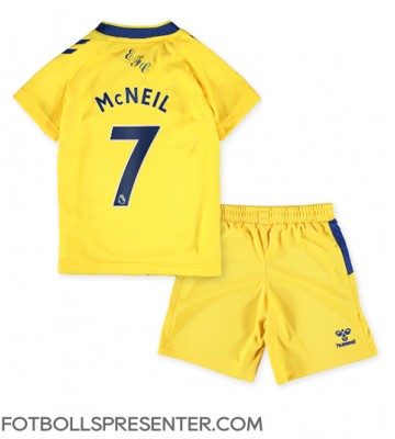 Everton Dwight McNeil #7 Tredje tröja Barn 2022-23 Kortärmad (+ korta byxor)